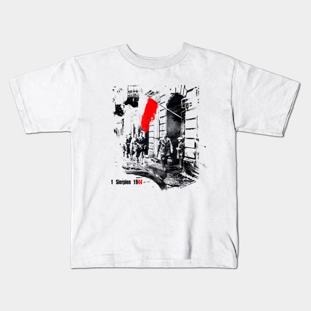 Warsaw Uprising 1944 Kids T-Shirt by vivalarevolucio